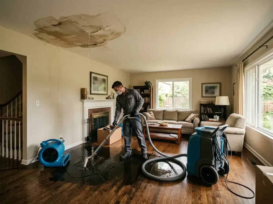 attic-pipe-burst-ceiling-drip-008 — frequently asked questions, Water Damage Restoration & Carpet Care in Vashon, WA
